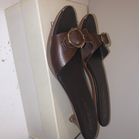 YSL/Saint Laurent Brown Caliente sz 38/8 - Picture 4 of 8